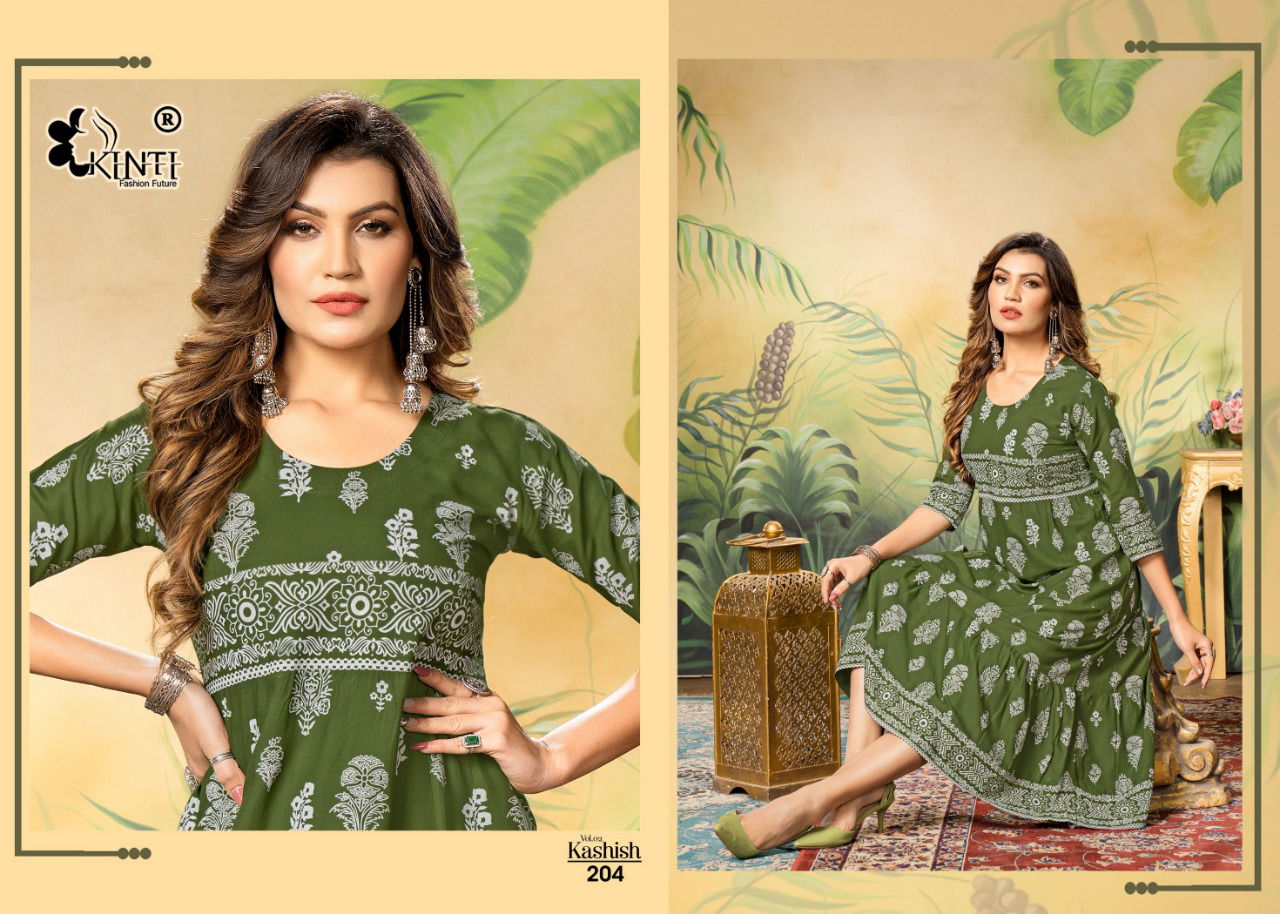 Kashish Vol 2 By Kinti Long Designer Kurtis Catalog